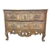 Commode Provençale d'époque 18ème Siècle en bois naturel
