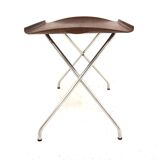 Scandinavian teak trolley, "Amlinette" FM Produkt, Fredriksbergs Metalvarefabrik, Norway, 1960