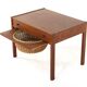 Danish sewing box / side table