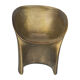Gold Metallic Moon Armchair by Tokujin Yoshika for Moroso