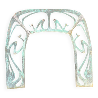 Front of Art Nouveau Fireplace