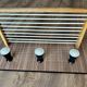 Stylish Mid Century Modern Coat Rack with Wooden Shelves - Charming Vintage Inspired Coat Hanger - S