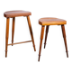 Tabourets d'Artiste en Pin, Âge d'Or, Danemark, 1850s, Set de 2