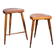 Tabourets d'Artiste en Pin, Âge d'Or, Danemark, 1850s, Set de 2