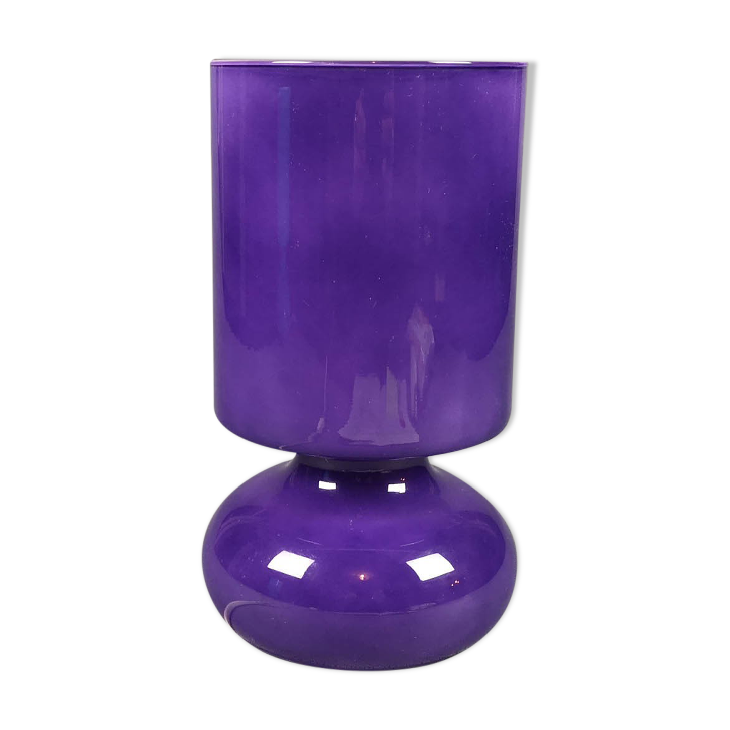 Lykta purple lamp Ikea opaline