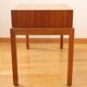 Entrance bench, Scandinavian modular telephone bench, teak, 1960