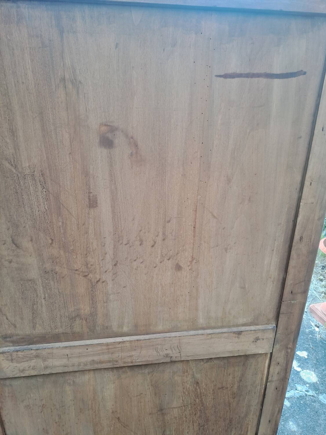Armoire une porte vitrée  fin 19ème