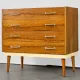 Commode vintage / Table de maquillage, années 1960, Tchécoslovaquie