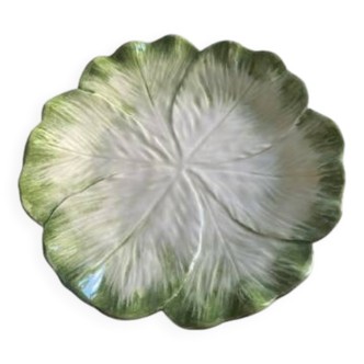 handmade lettuce-shaped plate