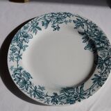 Suite de 5 assiettes Terre de Fer