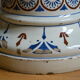 Qajar Persian Ceramic Ottoman Stool 19th Century