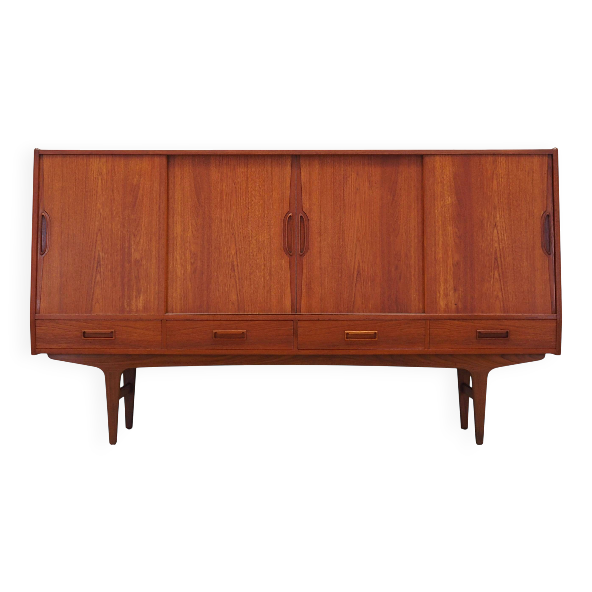Teak highboard, Danish design, 1960s, designer: Børge Seindal