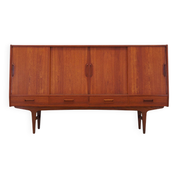 Enfilade en teck, design danois, années 1960, designer : Børge Seindal