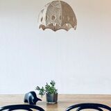 Bohemian macramé pendant light