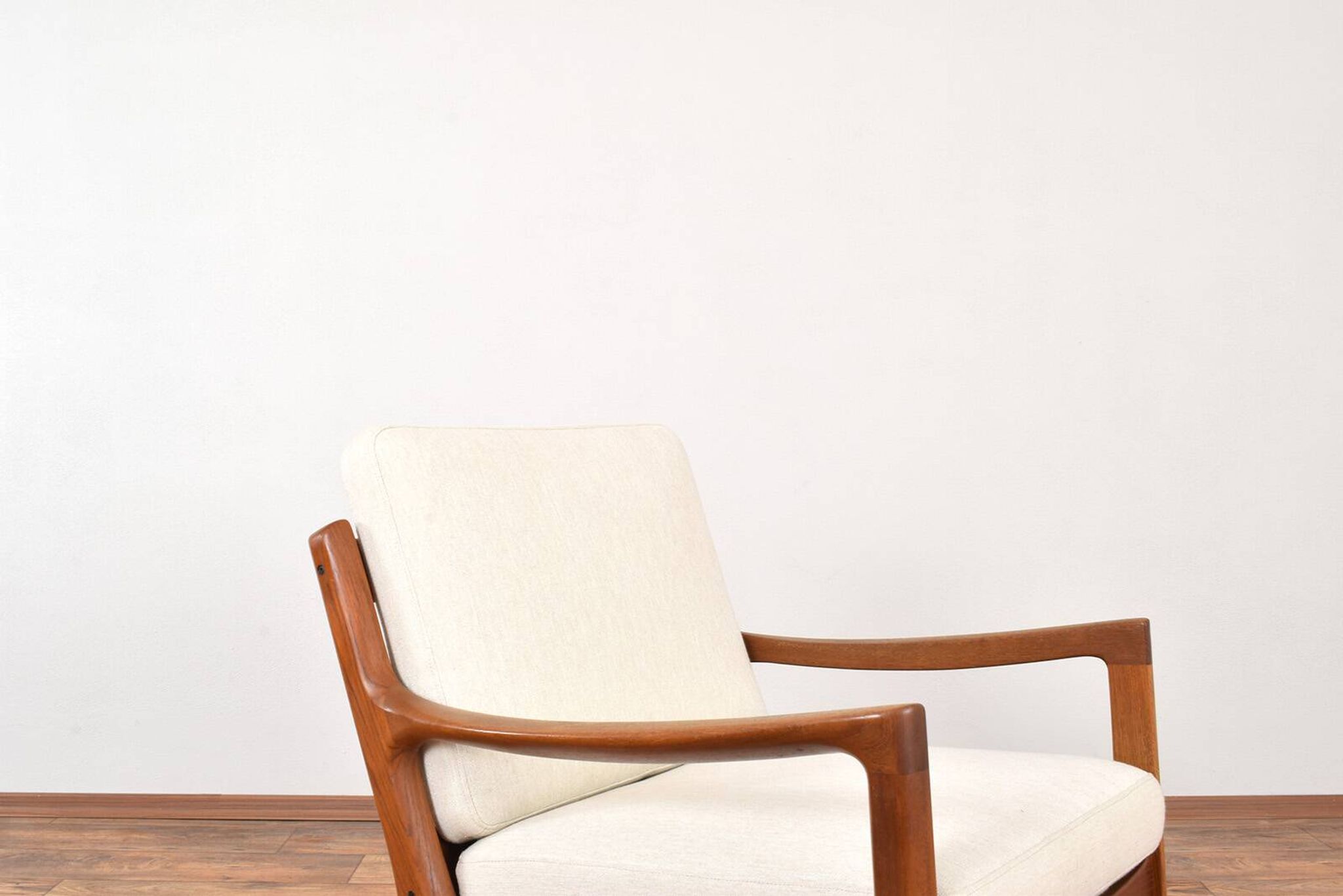 Mid-Century Teak Senator Lounge Chair by Ole Wanscher for Cado, 1960s.