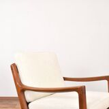 Mid-Century Teak Senator Lounge Chair by Ole Wanscher for Cado, 1960s.