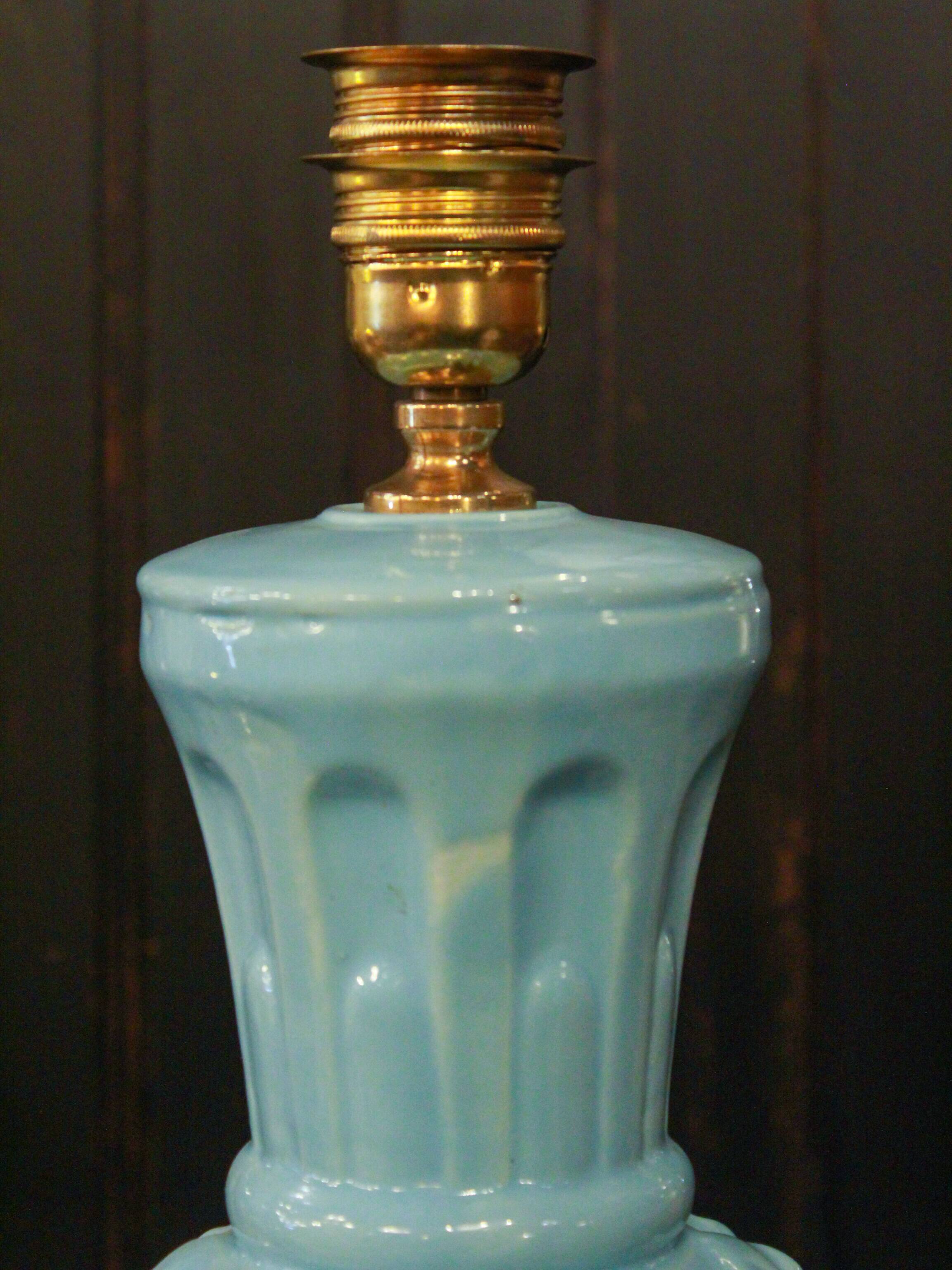 Vintage ceramic table lamp from Manises