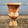 Brocante cast iron urn for garden planter