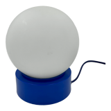 Blue table lamp Domec 80s