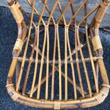 Chaise en rotin