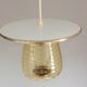 Amber glass / vintage lantern suspension 50s-60s