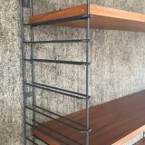 Tomado shelf from the 60s in teak and metal