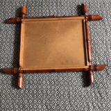 Ancient bamboo mirror to hang or lay