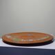 Large old clay/terracotta dish with Japanese Art Nouveau enamel