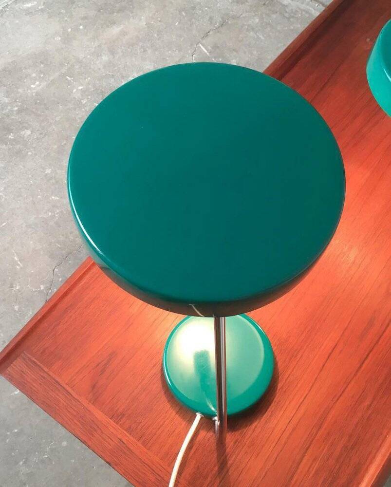 Mid-Century German Minimalist 6658 Table Lamps from Kaiser Idell / Kaiser Leuchten, 1960s, Set of 2