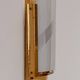 Vintage brass and glass wall light, France, 1970.