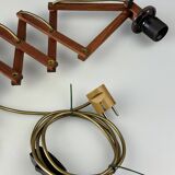 1960s/70s Teak Scissor Lamp Wall Lamp Mid Century Danish Design Denmark