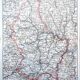 Imprimée en 1928, carte du Luxembourg