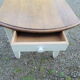 Massive oak round table 1930