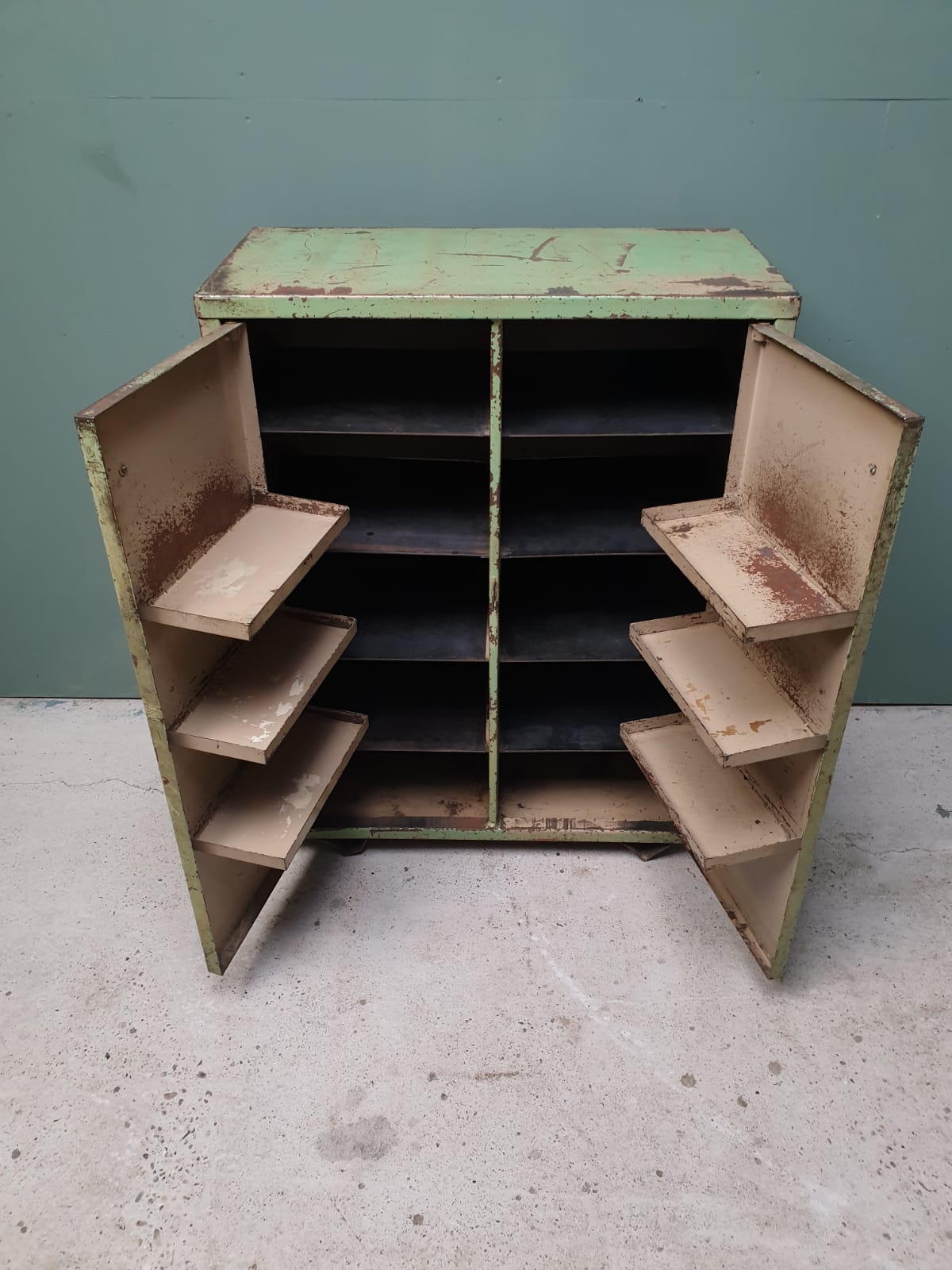 Armoire en acier vert d'armoire industrielle d'usine