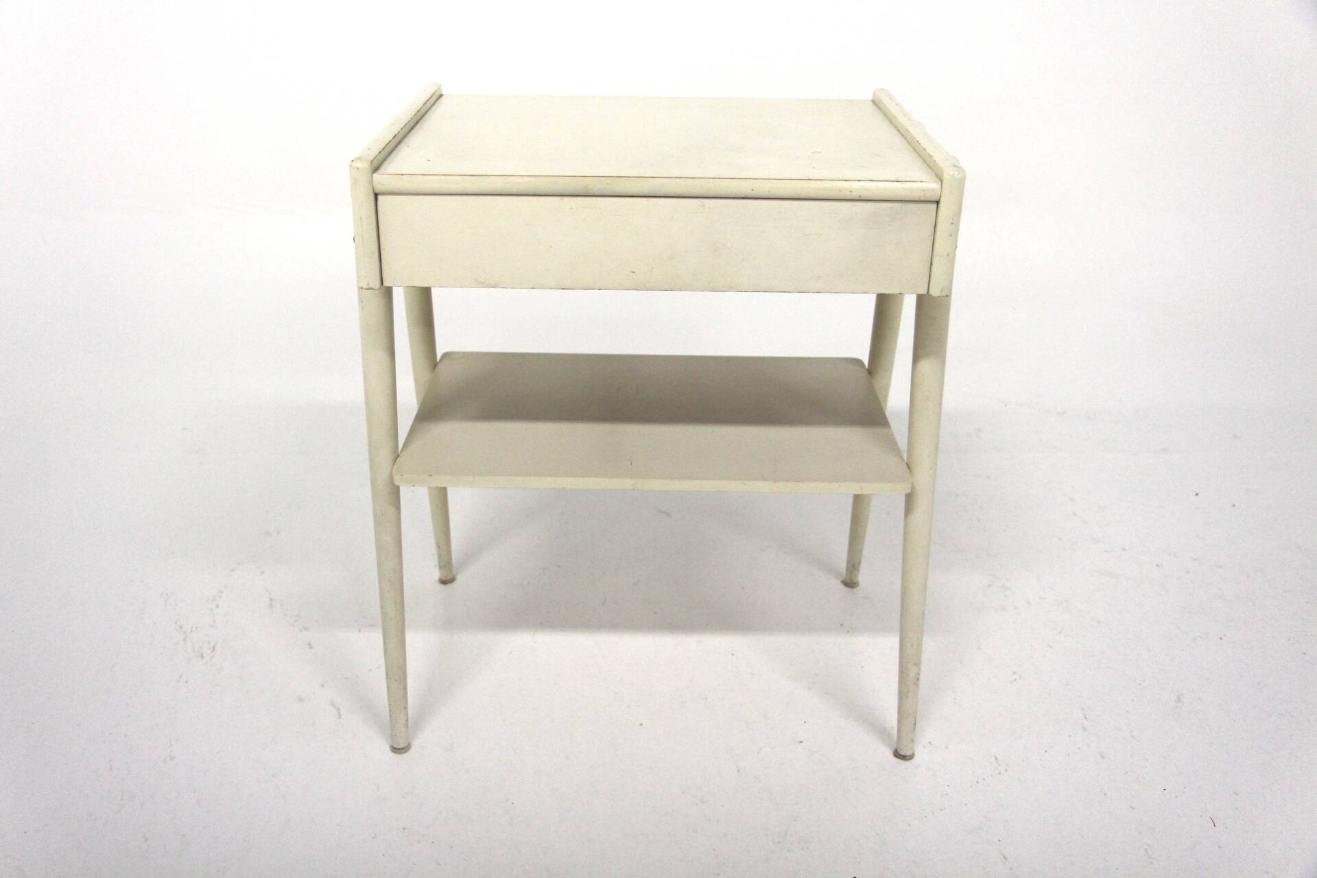 Scandinavian bedside table in teak, AB Carlströms & Co Möbelfabrik