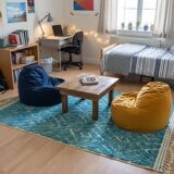 Handmade traditional beni ourain rug size 250 x 250 cm