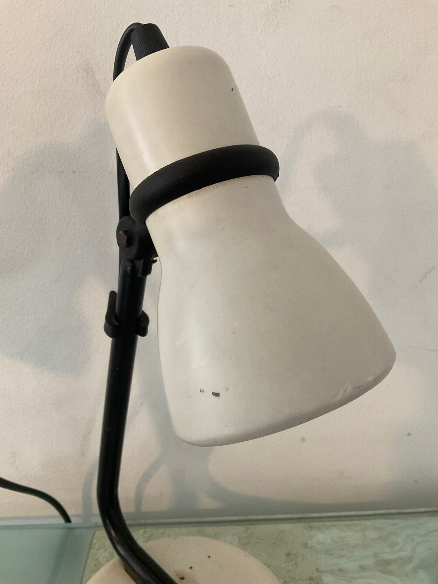 Paire de lampes de bureau articulées des années 70-80