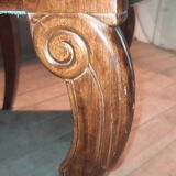 Série de 4 chaises à barettes en acajou