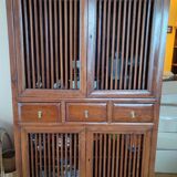 Teak storage cabinet