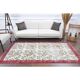 1970s Turkish Oushak Handmade Wool Cotton Beige Area Rug 127x235