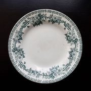 Antique ironstone plate from Saint-Amand – Guadeloupe model