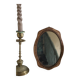 Petit Miroir ancien en bois