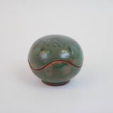 Small enamelled ceramic box empty pocket