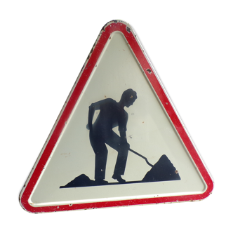 1970 "Worker Danger" sign