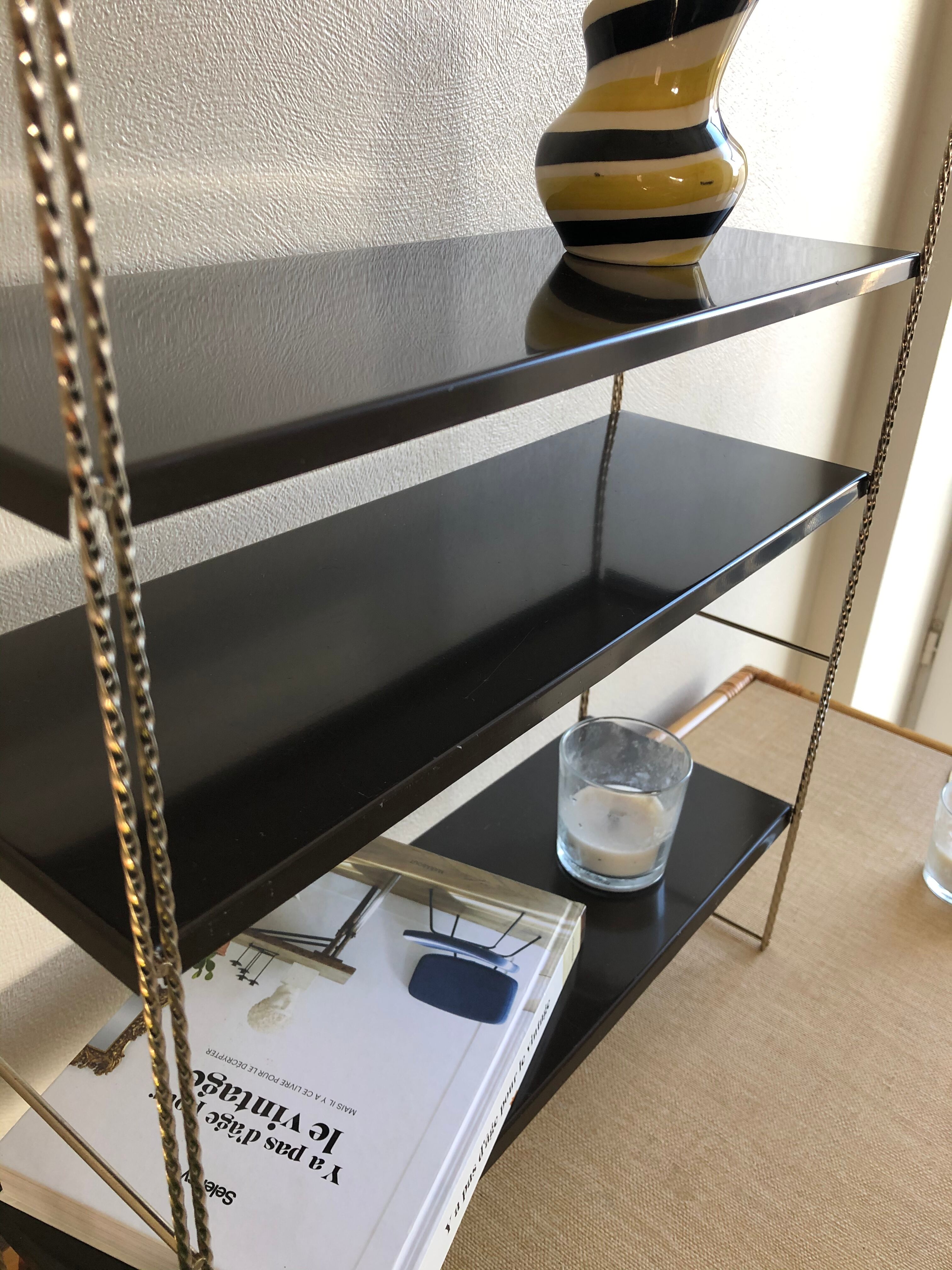 String shelf creation mofp gold and black