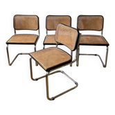 Suite de 4 chaises cesca breuer