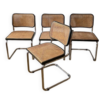 Set of 4 Cesca Breuer chairs