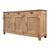 Three-door oak buffet – 19th century