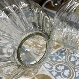 Wall light with 2 chrome-plated metal and glass globes