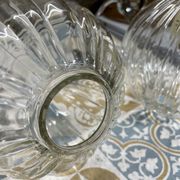 Applique 2 globes métal chromé et verre
